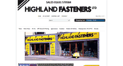 Desktop Screenshot of highlandfasteners.com
